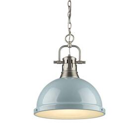 602lmppwsf Golden Lighting Duncan 1-light Pewter Pendant