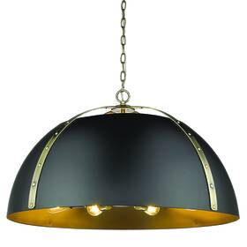 6928-8p Golden Lighting - Eight Light Pendant Aldrich 8 In