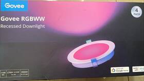 B601a1c3 Govee Read Smart Recessed Lighting 6 Inch Bluetooth Direct Connect Rgbww Led