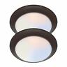 Gr-cl006-3wy Solite Lighting Limited Led Flush Mount Ceiling Light Fixture Bronze