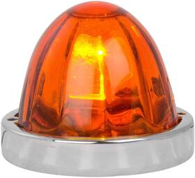 79750 Grand General Light Dark Amber Watermelon Glass Flush Mount Kit-1 Wire