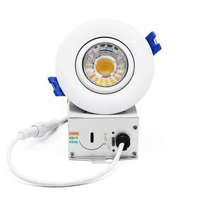 Gweuzmall 339036577325 3 Inch Waterproof Recessed Shower Lights 9w Cob Colors Adjustable Gimbal C