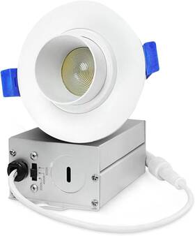 Gweuzmall 744110027198 Waterproof Recessed Shower Light 3 Inch Cob Ultra-thin 9w With Junction Box Co