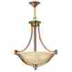 4652br H4652 Bolla Hinkley Lighting Brushed Bronze 3 Light Indoor Bowl Shaped Pendant 640665465204