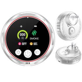 Hakinaku 758321273831 4-in-1 Plug In Smoke And Carbon Monoxide Detectors Combo Built-in 100... Fast Ship