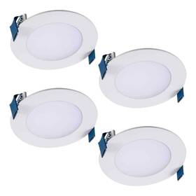 Halo 080083083220 Hlb 4 Inch Color Selectable New Construction Or Remodel Canless 4-pack