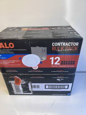 Halo 080083265503 Hlbe 4 Inch Ultra-thin Downlight 3000k Fixed Cct Led Recessed Light 3 Boxes