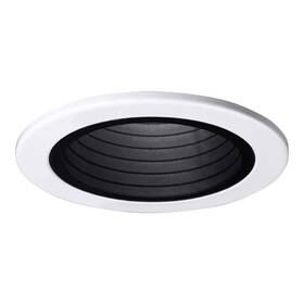 4001bb Halo E26 Series 4 Inch Black Recessed Ceiling Light With White Trim Ring