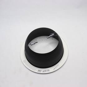 6100bb Halo Baffle Recessed Trim Set Metal White 6 Inch - 2 Rings