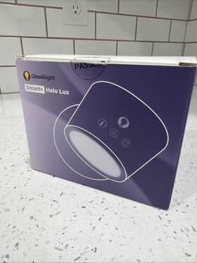 Halo 694485725901 Glow Right Smart Lux Light 2700-6500k Battery Powered Black Nib