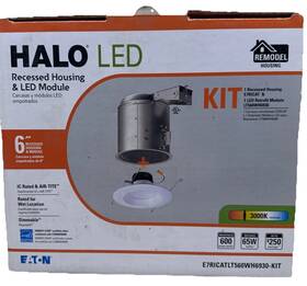 E7ricatlt560wh6930-kit Halo Eaton Led 6 Inch Recessed Ceiling Light