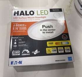 Smd6r12935whe Halo/eaton Lighting Recessed 5 Inch /6 Round Led Surface Mount Downlight White