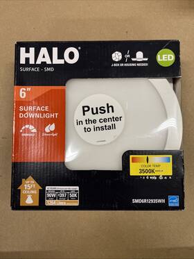 Smd6r12935wh Halo Eaton 6 Inch Led White Round 1200 Lumen