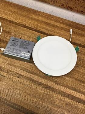 Hlb8169fs1emwr Halo Canless Large Led Recessed Light White 8 Inch