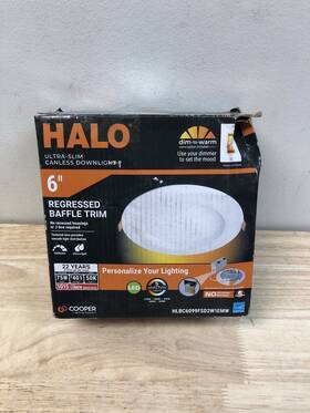 Hlbc6099fsd2w1emw Halo Hlbc 6 Inch Ultra-slim Regressed Led Downlight With Selectabl