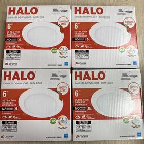 Hlbph6099fs1emwr Halo 4-pk Hlbph 6 Inch Adjustable Cct Canless Ic Rated Dimmable Indoor/outdoor