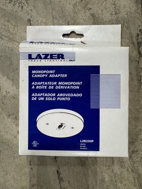Lzr209p Halo Lazer Track Lighting By Monopoint Canopy Adapter