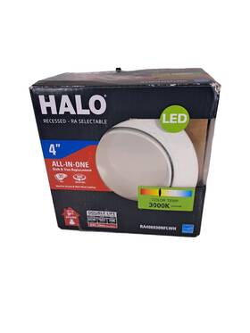 Ra406930nflwh Halo 4 Inch 3000k Cct Recessed Adjustable Gimbal Led Kit