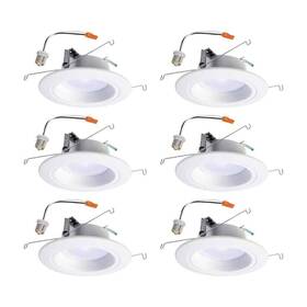Rl560wh6927-6pk-ca Halo Rl 5 And 6 Inch 2700k Led White Recessed Light Retrofit Trim 90 Cri 6-pack