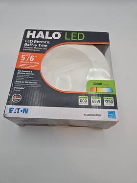 Rl560wh6930r Halo Rl560wh6930 Eaton Cooper Lighting Led Retrofit Kit 5 And 6 In Housing 3000k