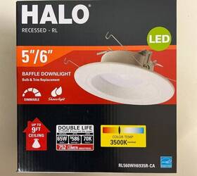 Rl560wh6935r-ca Halo Rl 5 Inch And 6 3500k Bright White Integrated Led Recessed Ceiling Light