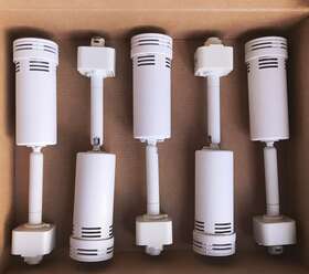 Hampton Bay 008938221108 Cylinder Track Lighting Heads - Ec/h Series 5 Pack
