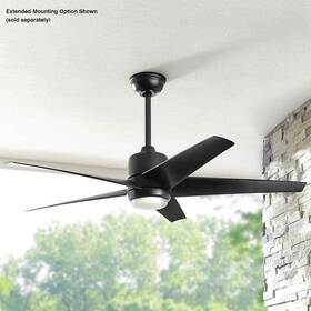 Hampton Bay 082392922191 Mena 54 Inch White Color Changing Integrated Led Indoor/outdoor Matte
