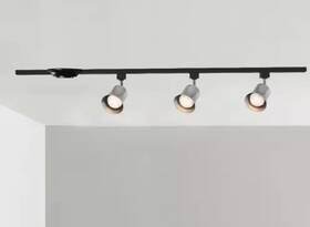 1008362346 Hampton Bay Lot Of 2 44 Inch Brushed Nickel Led Ceiling Mount Track Light Kit