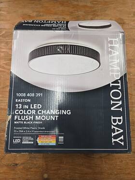 1008 Hampton Bay 192968019900 13in Led Color Changing Flush Mount #1008 408 391