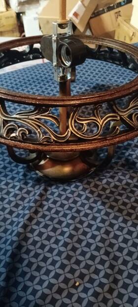 780-328 Hampton Bay Caffe Patina Traditional Style 2-light Semi-flush Mount Bronze Color