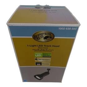 804099 Hampton Bay #804099 1-light Led Track Head Black Model 4.4 Inch X 9.3 7