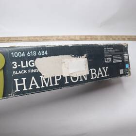 1004 Hampton Bay 887480046397 3-light Integrated Led Linear Track Light - Used 1 Only Missing Rail