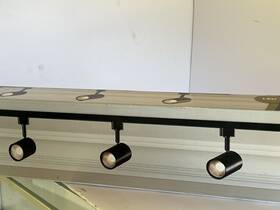 1004 Hampton Bay 887480047394 44 Inch 3-light Black Step Head Track Kit 612 890