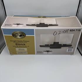 Hampton Bay 940500314648 Ettrick 2-light Oil Rubbed Bronze Wall Sconce