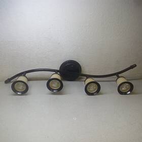 Ec631abz Hampton Bay 4-light Antique Bronze Wavy Bar Track Lighting Fixture