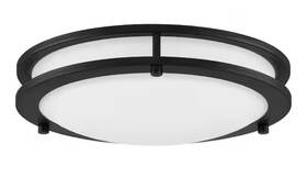 Hb1023c-34 Hampton Bay Flaxmere 12 Inch Dimmable Integrated Led Flush Mount Ceiling Light