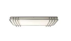 Hb1514l4-35 Hampton Bay 96-watt Brushed Nickel Integrated Led Ceiling Flush Mount - Used
