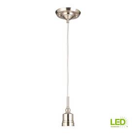 Ivz9991l-2 Hampton Bay Ivz9991l-2/bn Mix&match 8 Watt Led Brushed Nickel Mini Pendant Light