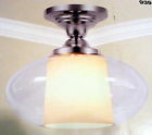 939902 Hampton Ceiling Light 1 Fixture Semi-flush Mount Nickel Bay Polished 939902 Hampton Ceiling Light 1 Fixture Semi-flush Mount Nickel Bay Polished
