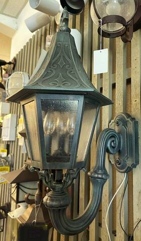 B224fsm Hanover St. Augustine Wall Light Fixture Verde Green Clear Seedy Glass