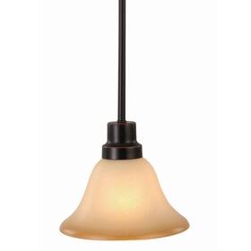 16-7550 Hardware House Mini-pendant Light Fixture Oil Rubbed Bronze Finish