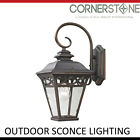 8501ew Hazelnut 1 Outdoor Sconce Cornerstone Mendham Lighting 70 Bronze Light