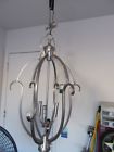 Hb3432-35 3-light Brushed Bay Steel Sherwood Nickel Hampton Pendant Hanging