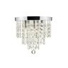 Hcf-1326-00-bnhd-1 Merra Flush Mount Chandelier With Crystals For Indoor 726754027321
