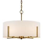 Hd-1537 Fifth And Main Lighting Manhattan Aged Brass Pendant 0782042038127