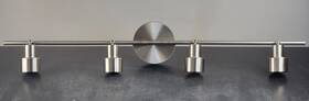 269291 Hd Supply Seasons 36.6 Inch Chappelle Led 4-light Track Light Fixture 3000k Satin Nickel