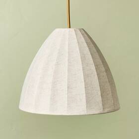 Hearth & Hand With Magnolia 702992900503 Wood Trumpeted Pendant Light - And