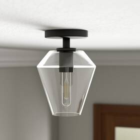 Heath & Cliff 810062538317 Remy 7 Inch Wide Semi Flush Mount With Glass Shade Ilrtgde6ozpwprmt2kijcastd8mu7mbs