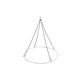 He-cd-000 Hecis Ceiling Drapes Hanging Kit 24 Inch Round Canopy Hoop Hardware W
