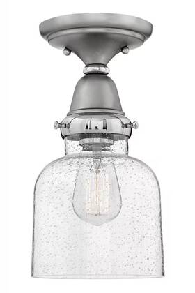 67013en Hinkley English Nickel Led Flush Mount From The Academy Collection